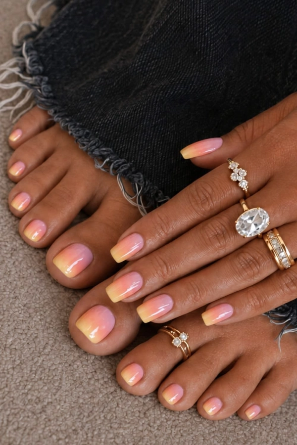 💅 Cores de Unhas para Mãos e Pés: 16 Combinações