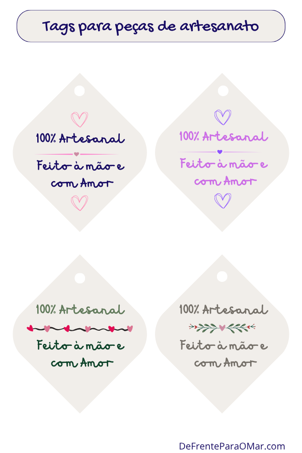 🏷️Tags para Artesanato: Etiquetas Criativas para Valorizar seu Trabalho