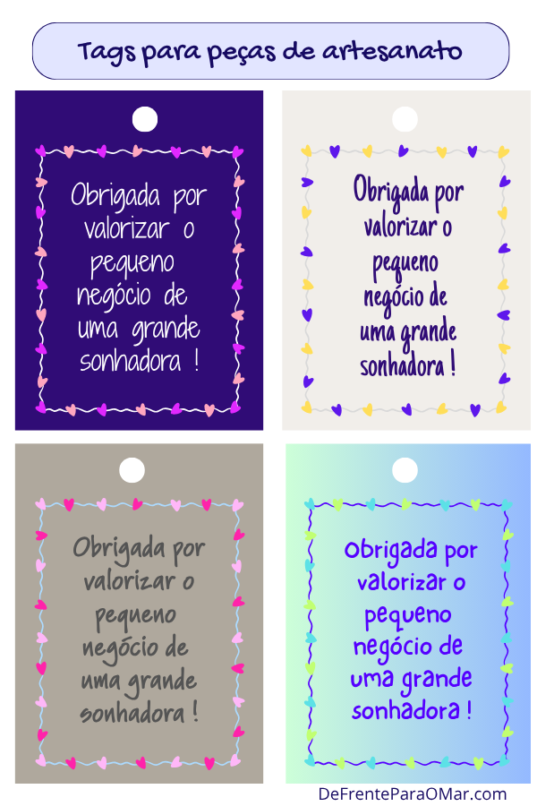 🏷️Tags para Artesanato: Etiquetas Criativas para Valorizar seu Trabalho