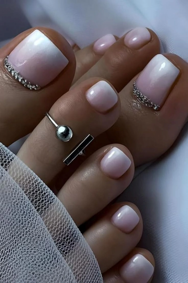 Unhas dos Pés para a Primavera