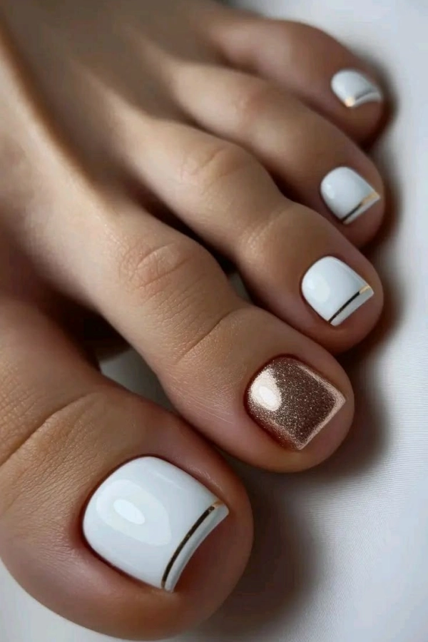 Unhas dos Pés para a Primavera