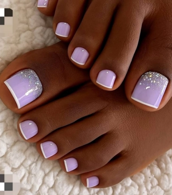 Unhas dos Pés para a Primavera