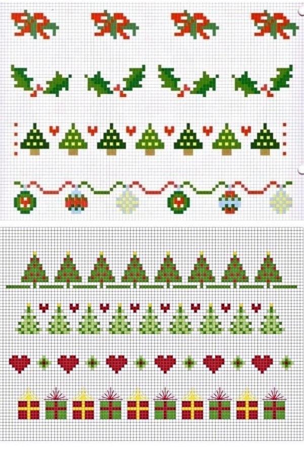 🎁 Preparando o Natal: 31 Bordados de Natal Delicados, Simples e Lindos para Presentear