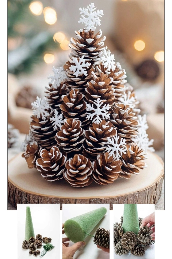 🎄 Preparando o Natal: 28 Enfeites de Natal com Pinhas para Fazer e Decorar