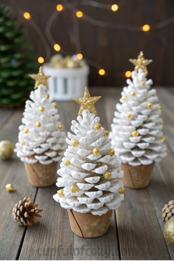 🎄 Preparando o Natal: 28 Enfeites de Natal com Pinhas para Fazer e Decorar