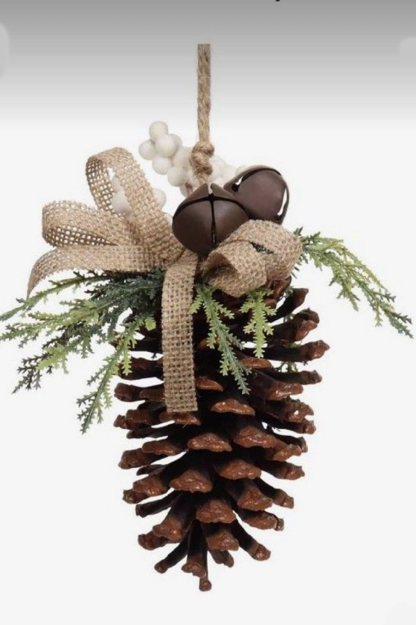 🎄 Preparando o Natal: 28 Enfeites de Natal com Pinhas para Fazer e Decorar