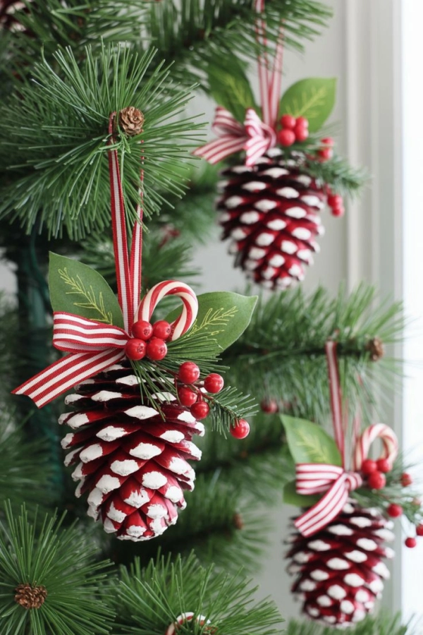 🎄 Preparando o Natal: 28 Enfeites de Natal com Pinhas para Fazer e Decorar