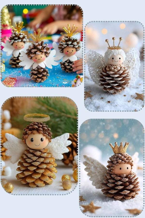 🎄 Preparando o Natal: 28 Enfeites de Natal com Pinhas para Fazer e Decorar