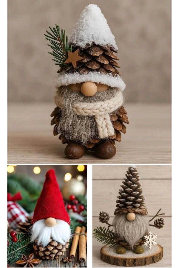 🎄 Preparando o Natal: 28 Enfeites de Natal com Pinhas para Fazer e Decorar