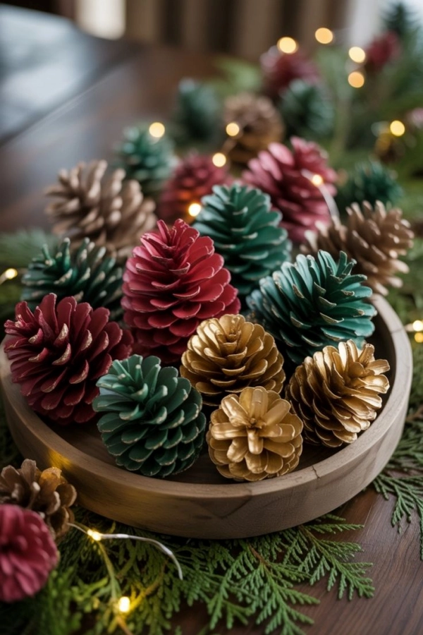 🎄 Preparando o Natal: 28 Enfeites de Natal com Pinhas para Fazer e Decorar