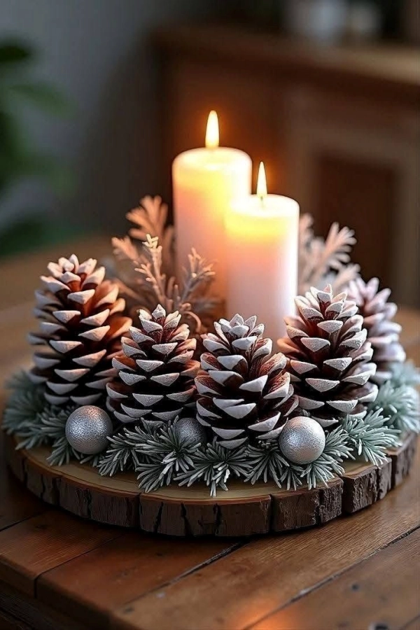 🎄 Preparando o Natal: 28 Enfeites de Natal com Pinhas para Fazer e Decorar