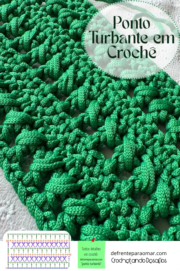 👜🧶 Ponto Turbante em Crochê: Um Ponto Diferente e Perfeito para Bolsas