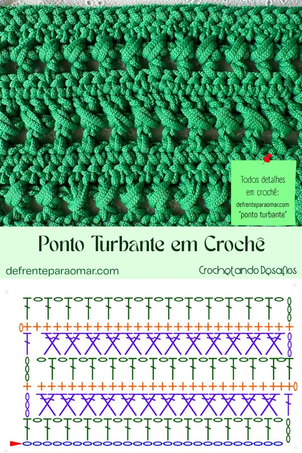 👜🧶 Ponto Turbante em Crochê: Um Ponto Diferente e Perfeito para Bolsas