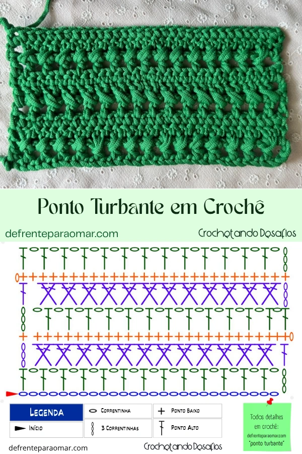 👜🧶 Ponto Turbante em Crochê: Um Ponto Diferente e Perfeito para Bolsas