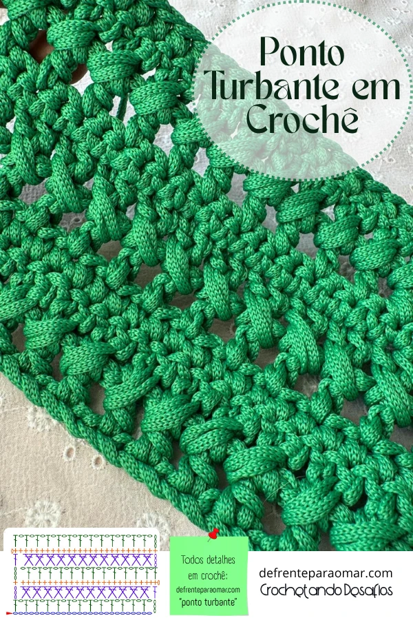 👜🧶 Ponto Turbante em Crochê: Um Ponto Diferente e Perfeito para Bolsas