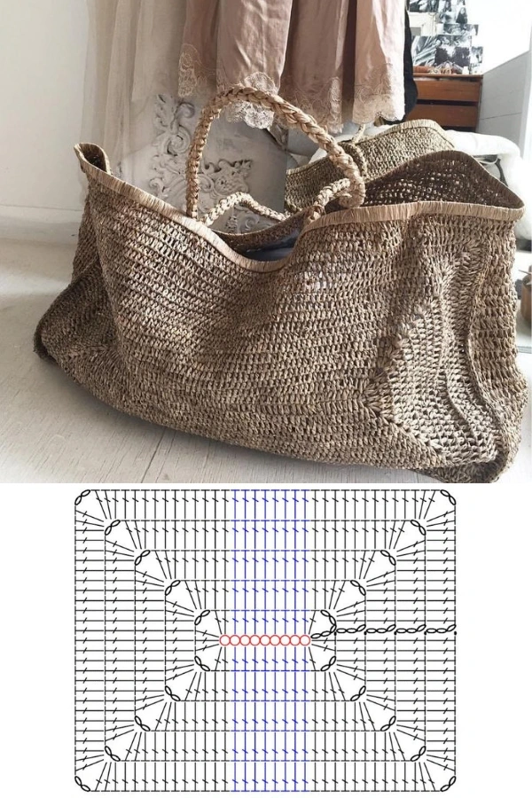🧶👜 Bolsas de Crochê com Ponto Alto: Bags e Bolsas Grandes para se Inspirar | Parte 2