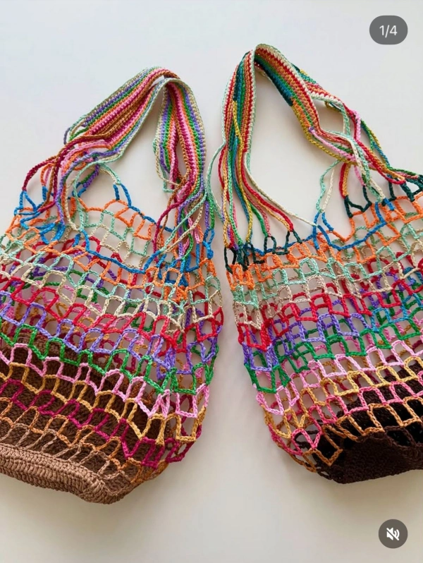 🧶🌈Bolsas de Crochê Coloridas: 16 Modelos Lindos, Modernos e Cheios de Cores