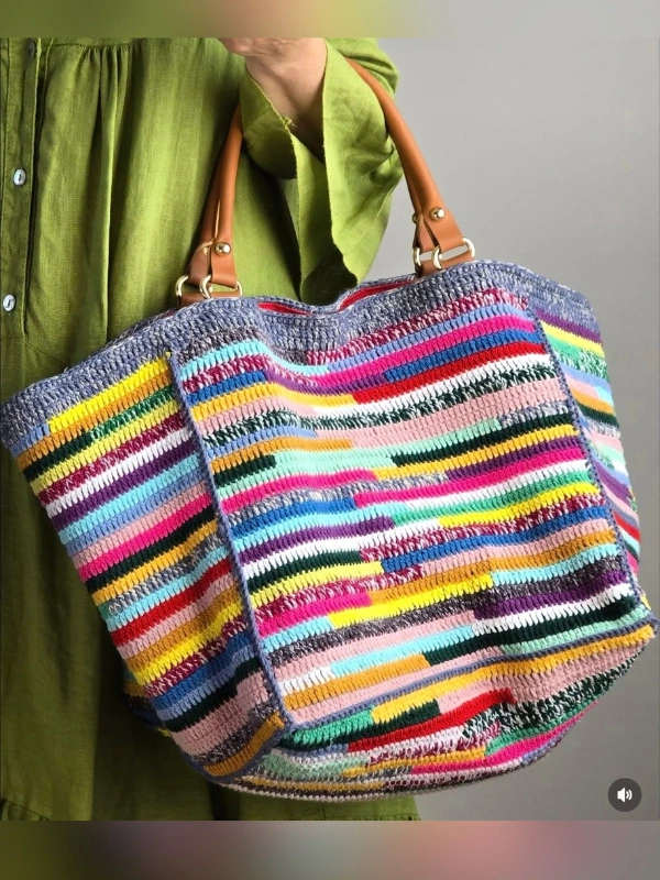 🧶🌈Bolsas de Crochê Coloridas: 16 Modelos Lindos, Modernos e Cheios de Cores