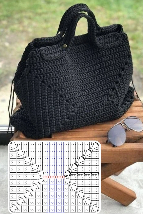 🧶👜 Bolsas de Crochê com Ponto Alto: Modelos Lindos em Diferentes Cores, Fios e Formatos | Parte 1
