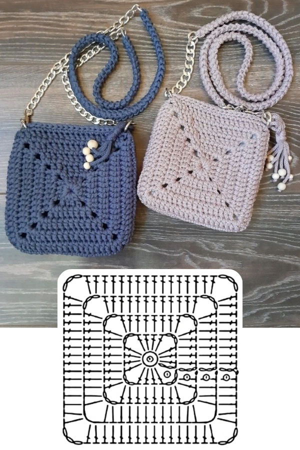 🧶👜 Bolsas de Crochê com Ponto Alto: Modelos Lindos em Diferentes Cores, Fios e Formatos | Parte 1