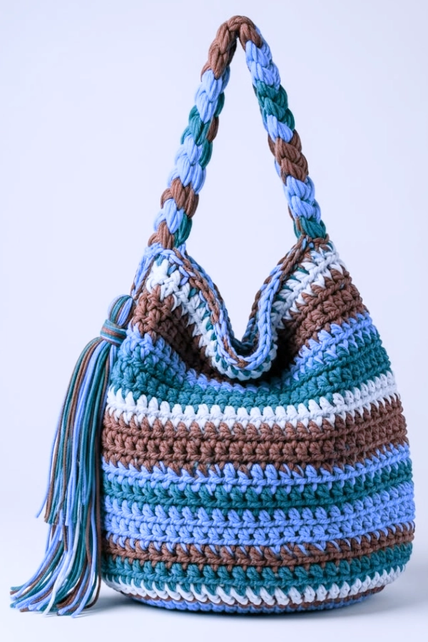 🧶👜 Bolsas de Crochê com Ponto Alto: Modelos Lindos em Diferentes Cores, Fios e Formatos | Parte 1