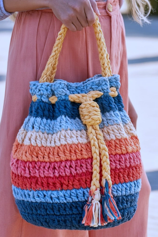 🧶👜 Bolsas de Crochê com Ponto Alto: Modelos Lindos em Diferentes Cores, Fios e Formatos | Parte 1