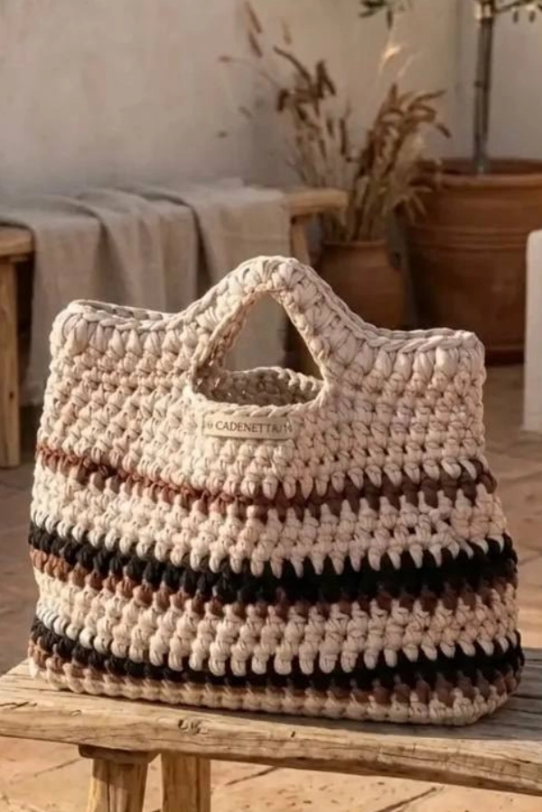 🧶👜 Bolsas de Crochê com Ponto Alto: Modelos Lindos em Diferentes Cores, Fios e Formatos | Parte 1