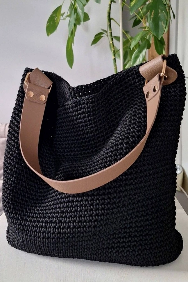 🧶👜 Bolsas de Crochê com Ponto Baixo: Modelos Lindos para se Inspirar | Parte 1