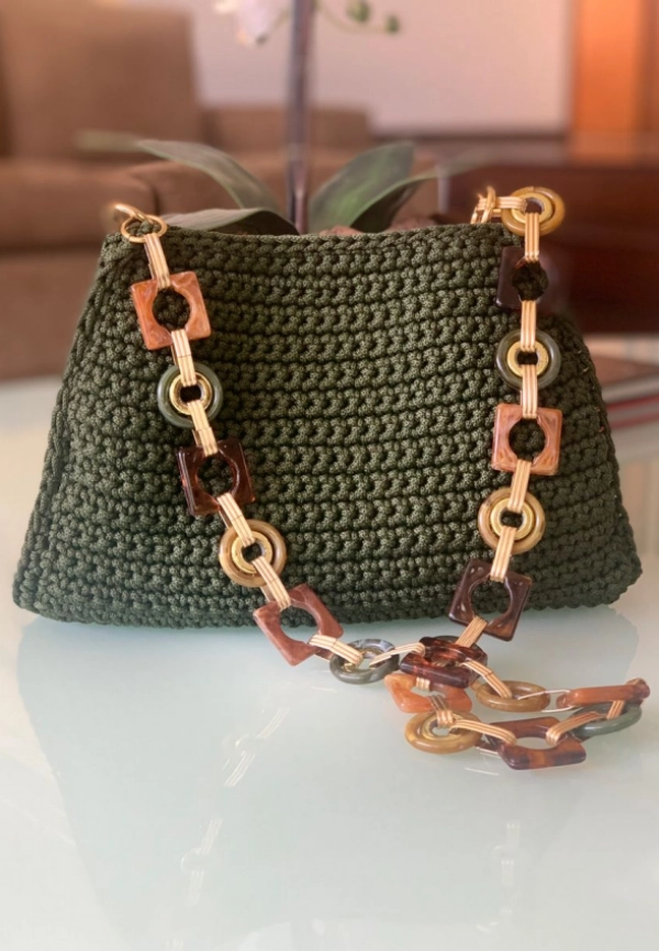 🧶👜 Bolsas de Crochê com Ponto Baixo: Modelos Lindos e Modernos | Parte 2