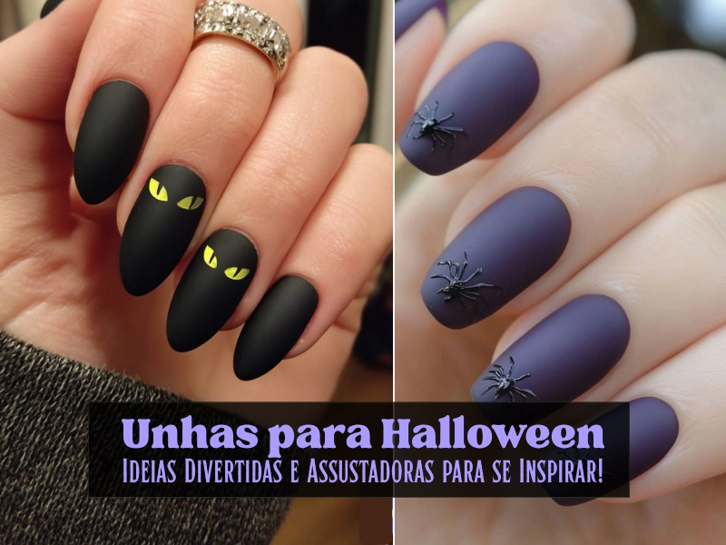 🎃 Unhas para Halloween: Ideias Divertidas e Assustadoras para se Inspirar!