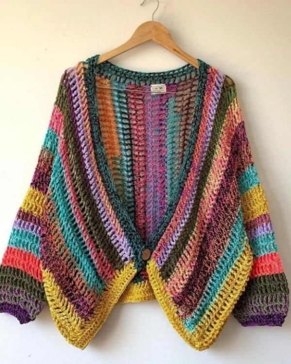 🌈🧶Tops Coloridos de Crochê: 20 Modelos Lindos para se Inspirar e Fazer o Seu!