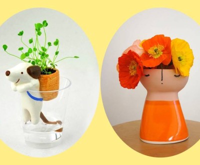 vasinho de ceramica para decorar a mesa com suculentas, cactos, flores